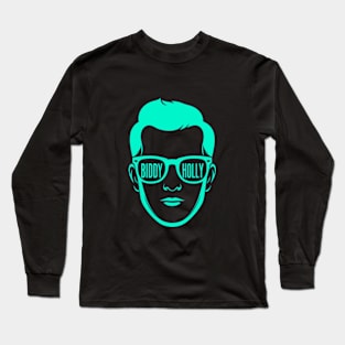 Buddy Holly -  Rock 'n' roll pioneer - whose melodies still echo through time Long Sleeve T-Shirt